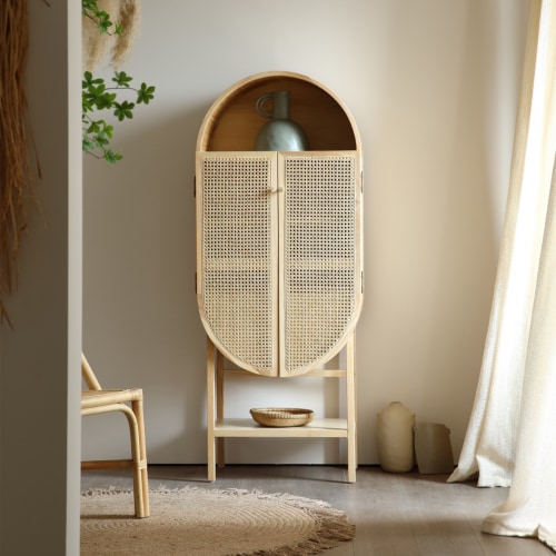Hk living on sale retro oval cabinet